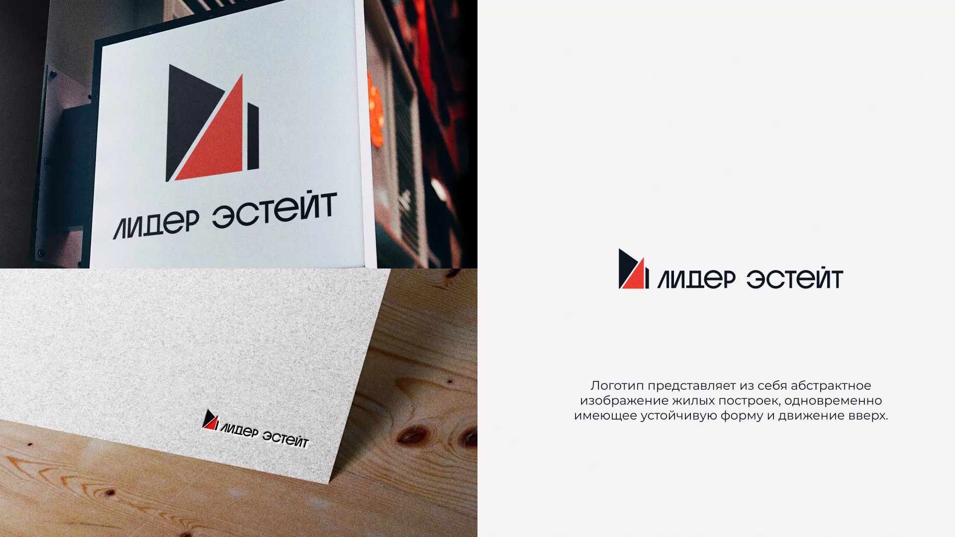 Сделали логотип для агентства недвижимости «Лидер Эстейт» в Краснознаменске